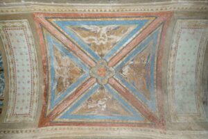 Roma, La Cripta della Chiesa di Sant’Agnese in Agone, E. Cisterna, Il Tetramorfo la cripta prima del restauro iniziato nel 2017 Foto: Webuild Image Library